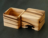 605-SPF-SPB06 Kurokaki [black persimmon] made Shogi pieces Box KMBS-KGTK-604-001
