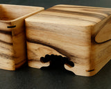 605-SPF-SPB06 Kurokaki [black persimmon] made Shogi pieces Box KMBS-KGTK-604-001
