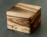 605-SPF-SPB07 Kurokaki [black persimmon] made Shogi pieces Box KMBS-KGTK-604-002