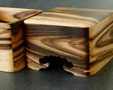 605-SPF-SPB07 Kurokaki [black persimmon] made Shogi pieces Box KMBS-KGTK-604-002