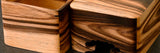605-SPF-SPB07 Kurokaki [black persimmon] made Shogi pieces Box KMBS-KGTK-604-002