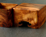 605-SPF-SPB12 Yakusugi (Yakushima cedar) Shogi piece box Tora-moku KMBS-YSTMTK-604-002
