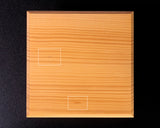 Shogi Pieces stand for 2.5-Sun (7.5cm-thick) Table Shogi Board , Hyuga Kaya made Decorative carving KMD-HK-306-01