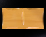 日向榧製 駒台 卓上2寸盤用 飾り彫 1対 KMD-HKTH-211-08