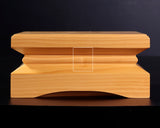 Piece stand for 2-Sun (6cm-thick) Table Shogi Board , Hyuga Kaya made Decorative carving KMD-HKTH-211-03