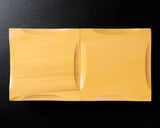 日向榧製 駒台 卓上2寸盤用 飾り彫 1対 KMD-HKTH-211-05