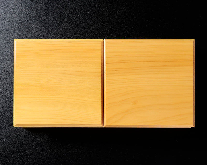 Piece stand for 2-Sun (6cm-thick) Table Shogi Board , Hyuga Kaya made Decorative carving KMD-HKTH-211-06