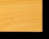日向榧製 駒台 卓上2寸盤用 飾り彫 1対 KMD-HKTH-211-06