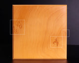 Piece stand for 2-Sun (6cm-thick) Table Shogi Board , Hyuga Kaya made Decorative carving KMD-HKTH-211-09