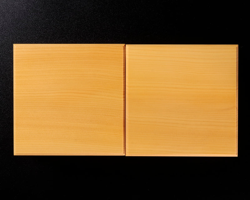 Shogi Pieces stand for 2-Sun (6cm-thick) Table Shogi Board , Hyuga Kaya made Decorative carving KMD-HKTH-211-10