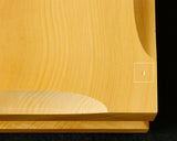 Shogi Pieces stand for 1.7～2.0-Sun (54mm-thick) Table Shogi Board , Hyuga Kaya made Decorative carving KMD-HKTK-604-03