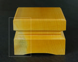 610-SPF-KD06 日向榧製 駒台 卓上3.0～3.3寸盤用 飾り彫 1対 KMD-HKTK-610-06