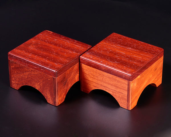 Shogi Pieces stand for 2.7～3.0-Sun (80mm～90mm-thick) Table Shogi Board , Karin [Chinese quince] made KMD-YS-307-01