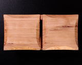 Shogi Pieces stand for 2.7~3.0-Sun (80mm～90mm-thick) Table Shogi Board , Yaku sugi made Decorative carving KMD-YS-307-02