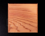 屋久杉製 駒台 卓上2.7～3.0寸盤用 飾り彫 1対 KMD-YS-307-03