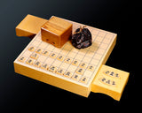 Board craftsman Mr. Keiji Miwa made Shogi board Set MG-605-SS02