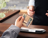 610-JKT-KZR-04 錺金具 錺之-KAZARINO- 「Money Clip Slim 唐草」 JAC-KZR-608-04