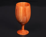 Traditional craftsman Mr.takashi NISHIKAWA made Kaizuka-Ibuki wood [Juniperus chinensis] Wine glass NSWGS-KI-307-05