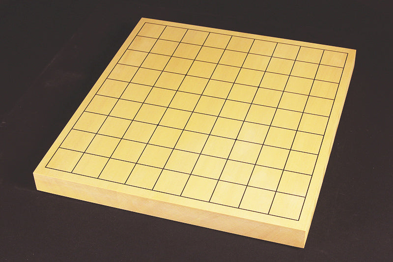 Boxwood Shogi Pieces + Spruce Table Shogi Board + Shogi Pieces stand 3-Piece Shogi Set 412-SS-01