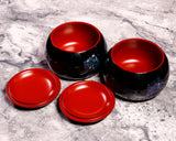 『2025 Christmas SALE』511-CSM-L03 Table Go Board with “Cherry Blossom Design and Raden (Mother-of-Pearl) Inlay” by Urushi Artist Mutsumi Oitate