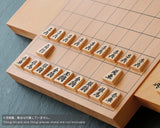 駒師 幸月（こうげつ）作 御蔵島本黄楊 柾目 奥野錦旗 手彫り将棋駒 SHK-KG602-01