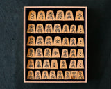 駒師 幸月（こうげつ）作 薩摩本黄楊 柾目 源兵衛清安書 手彫り将棋駒 SHK-KG602-03