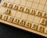 Shogi pieces craftsman "Sou-getsu 宗月" made Mikurajima-hon-tsuge (Mikura Island grown boxwood), Masame, Shokko-sho (Shokko script), Filled-in Decorative Techniques Shogi pieces SHK-SG510-01