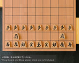 駒師 勝月（しょうげつ）作 御蔵島本黄楊 柾目杢入り 彫埋駒 魚龍一字 SHK-SG602-01