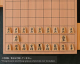 駒師 勝月（しょうげつ）作 御蔵島本黄楊 柾目杢入り 大山名人書 彫埋将棋駒 SHK-SG602-02