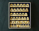 Shogi pieces craftsman "Sho-getsu 勝月" made Engraved Shogi pieces SHK-SG607-HKGI-01