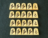 Shogi pieces craftsman "Sho-getsu 勝月" made Engraved Shogi pieces SHK-SG607-HKGI-01