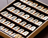 Shogi pieces craftsman "Yu-getsu 雄月" made Mikurajima-hon-tsuge Masa-me, Ryoko-syo (Ryoko-syo script), Hand Engraved Shogi pieces SHK-YG510-01