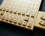 610-SPF-KM04 駒師 竹風作 御蔵島本黄楊 虎杢 鵞堂書（がどうしょ） 盛揚げ（上げ）将棋駒 SHK-YM607-CFGD-01F