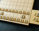 610-SPF-KM03 駒師 清風作 御蔵島本黄楊 虎斑（とらふ） 錦旗 盛揚げ（上げ）将棋駒 SHK-YM607-SFKK-01F