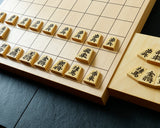 610-SPF-KM02 駒師 山上作 薩摩本黄楊 錦旗 盛揚げ（上げ）将棋駒 SHK-YM607-YGKK-01F