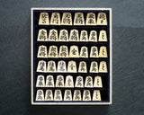 610-SPF-KM02 駒師 山上作 薩摩本黄楊 錦旗 盛揚げ（上げ）将棋駒 SHK-YM607-YGKK-01F