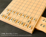 November 17th, "Shogi Day" Special Shogi pieces craftsman "Sho-getsu 勝月" made Mikurajima-hon-tsuge (Mikura Island grown boxwood) Ryoko-sho (Ryoko script) Engraved and Filled-in Shogi pieces 411-KM-04