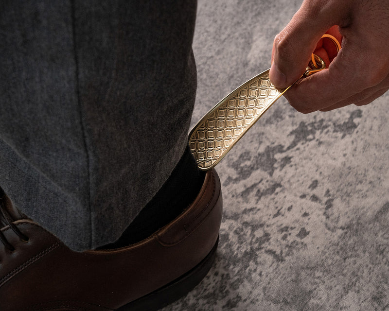 610-JKT-KZR-10 -KAZARINO- Shoehorn Shippou pattern JAC-KZR-608-10