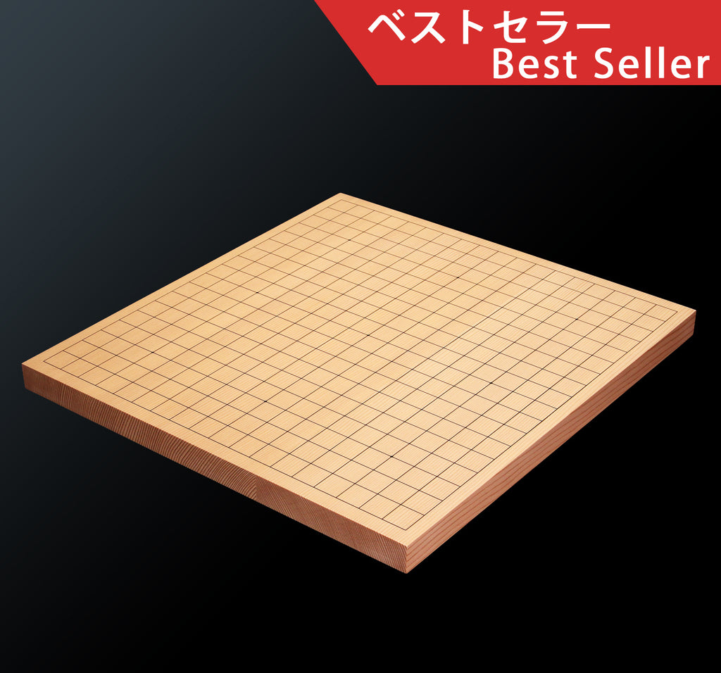 囲碁盤　木刻印線　卓上接合碁盤　新榧　色目の優しい　新かや厚さ40mm 松 bestseller-shinkaya10goboard-
