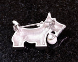 "A Dog" motif brooch 309-SW-16