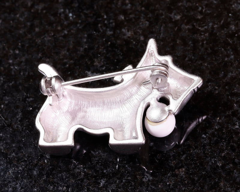"A Dog" motif brooch 2405-HMD-06