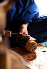 Wild mountain cherry bark crafts shop "Yatsu-yanagi" made "Geta" (wooden clogs) for men 402-YGK-35