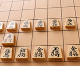 Shogi pieces craftsman "Fu-getsu (富月)" made mori-age (embossed) highest grade Shogi pieces SKM-311-FGMA-KNKTM-01F