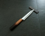 Yamawaki Cutlery Sakai Knife [Go-uma-no-suke Yoshihiro] HAP40 Wari-komi Petty knife 150 mm with Oak Octagonal Burnt Lacquer Handle