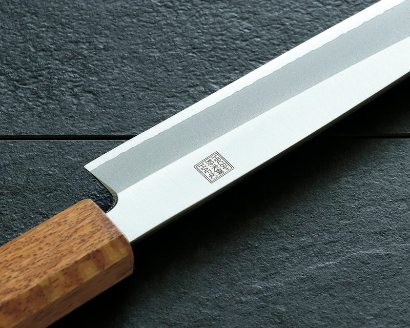 Yamawaki Cutlery Sakai Knife [Go-uma-no-suke Yoshihiro] HAP40 Wari-komi Petty knife 150 mm with Oak Octagonal Burnt Lacquer Handle