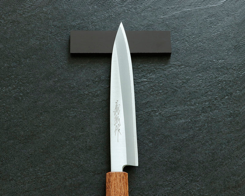 Yamawaki Cutlery Sakai Knife [Go-uma-no-suke Yoshihiro] HAP40 Wari-komi Petty knife 150 mm with Oak Octagonal Burnt Lacquer Handle
