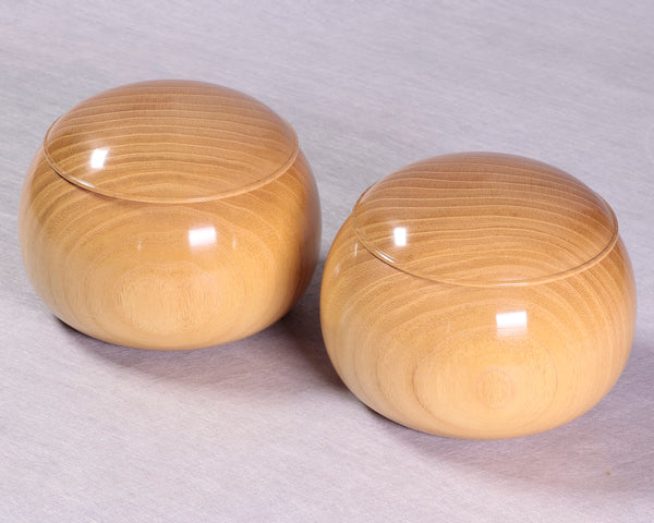 Wood craftsman "Kai-shi (懐志)" made "Miyama guwa / Deep mountain mulberry" Go bowls