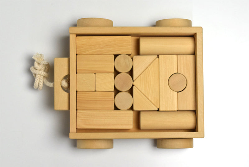 Handmade Kaya wood Craft "Kaya wood block set" (17 pieces box)