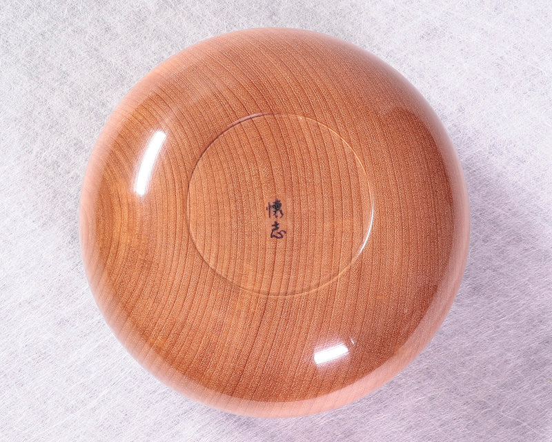 Wood craftsman "Kai-shi (懐志)" made "Kaba / Birch" Go bowls