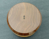 Go bowls craftsman "懐志 / Kai-shi" made "二色 / Ni-shiki (Zelkova + Walnut / Two-tone color combination)" Go bowls